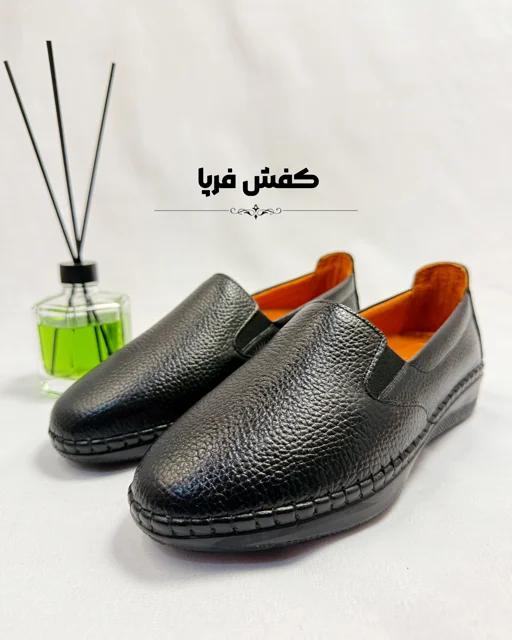 کفش تمام چرم طبی زنانه فرپا
